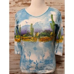 Cactus Bay Women’s Top Sequins - Medium